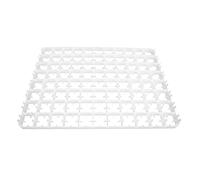 VERDANVERSE Vassoio Portauova in Plastica Resistente da 88 Griglie per Incubatrice, Contenitore per Uova Domestico Scomparti Antiurto, Supporto Pratico per Incubazione e Conservazione