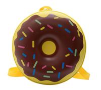 VERDANVERSE Zaino per Bambini a Forma di Ciambella Giallo, Borsa Portatile Leggera Maniglia Morbida, Zaino Portaoggetti Compatto per Ragazzi e Ragazze per Scuola e Asilo Nido