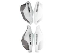 VERDDE Moto Dedicato Protezione della Mano per Morini X Cape650 X-Cape 650 650 X-Cape Moto Paramani Protezioni Manubrio Parabrezza (Color : White And Gray)