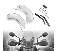 VERDDE Moto Paramani Protezione della Mano Estensioni Protezione Parabrezza Accessori per Triumph Tiger 1200 Rally PRO 2022- per TIGER1200 GT PRO (Color : Transparent)