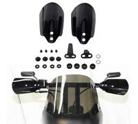 VERDDE Nero Maniglia di Protezione della Mano Paravento Paramani per Harley Softail Low Rider ST 117 FXLRST 2022-2023