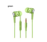 (Verde) 1 cuffia cablata Super Bass Crack colorata con pulsante e microfono vivavoce Samsung VPB