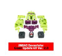 (verde 2 senza scatola) Kit di aggiornamento Jinbao Devastator Parti Ver 2.0 Trasformazione Action Figure