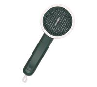 Verde 21x8,6x6 Centimetri Spazzola Lisciante Per Gatti ABS Pettine Per La Caduta Dei Dei Cuccioli Pettine Per La Toelettatura Dei Gattini Con Bottone Spazzola Lisciante Portatile Per Gatti