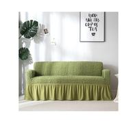 (Verde, 3 posti) Copridivano antiscivolo con motivo a bolle 3D da 1 a 4 posti