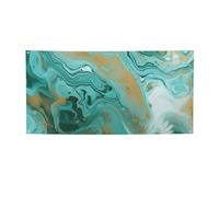 verde acqua e marmo oro Banner segno per esterni interni compleanno sfondo poster decorazioni per feste forniture sfondo foto con occhielli bandiera da parete personalizzata