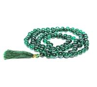 Verde Agata Hakeek Japa Mala 108 Cristallo Meditazione Amore Perle Rosario Subha