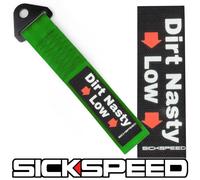 Verde Alto Forza da Corsa Traino Cinturino Dirt Nasty Basso Badge Per Bumper P11