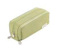 Verde Astuccio,22,5 x 5,5 x 9,5 cm Astuccio Scuola,Grande Capacità Portapastelli,Disegno di Borse e Reti Astucci Medie Ragazza con 3 Borse,Mäppchen per Scuole Elementari,Superiori,Università e Uffici