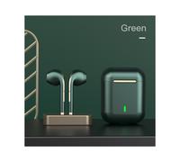 (Verde) Auricolari wireless TWS Bluetooth con microfono, impermeabili, cuffie stereo HiFi per Apple
