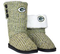 Verde Bay Packers Colore Misto Lana Bottoni Stivali