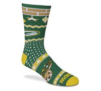 Verde Bay Packers Vacanza Cheer Calzini
