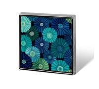 Verde Blu Forme Circolari Unisex Spille & Pins Quadrato Leggero Risvolto Distintivo Gioielli per Abbigliamento Scialle Cappello