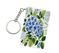 Verde Blu Papaveri Fiori Acrilico Portachiavi Moda Portachiavi Auto Catene Acriliche Tag Per Uomo Donna