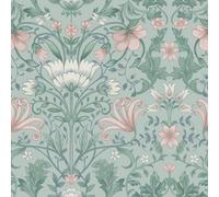 Verde Blu Uovo Anatra Parati - Geometrico Floreale Animali Metallico & Altro