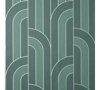 Verde Blu Uovo Anatra Parati - Geometrico Floreale Animali Metallico & Altro