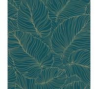 Verde Blu Uovo Anatra Parati - Geometrico Floreale Animali Metallico & Altro