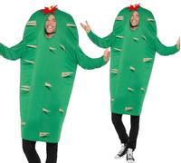 Verde Cactus Costume Divertente Novità Cervo Notte Vestito Adulti Western