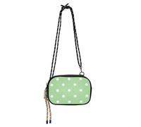 Verde chiaro Polka Dot Cross Body Bag Donne Impermeabile con Cinghia Regolabile Piccole Borse Fai una passeggiata bolso impermeabile para mujer