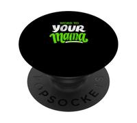 Verde Colore Parola Per La Tua Mamma Grafica Verde PopSockets PopGrip Adesivo