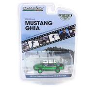 VERDE CROMO CHASE 1/64 1967 Mustang Ghia Coupe Porta Sci Greenlight 30510