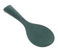 Verde Cucchiaio per Riso Manico Ergonomico, in Silicone, Cucina | Pentole Antiaderenti e Cuociriso, Superficie Liscia, Uso Domestico e Buffet, Mantiene il Piano Pulito