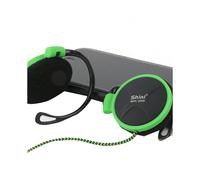 (Verde) Cuffie universali sopra l'orecchio Cuffie stereo da 3,5 mm con bassi potenti