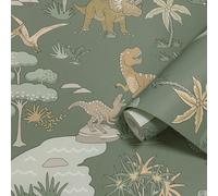 Verde Dinosauro Zoo Carta da Parati Holden 14010 Carino Tema per Vivaio