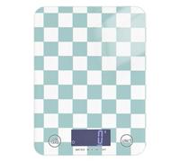 Verde e Bianco Americano Plaid Perdita di Peso Mini Bilancia Da Viaggio 12 lb/1 Oz, 5kg/5g oz gram Scale con 4 Unità per (Utente) (Utente) (Utente) Peso Digitale para comida