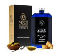 Verde Esmeralda - Olio Extra Vergine di Oliva - Picual 500ml, Green Emerald | Olive Oil Premium filtrato de Cazorla, extravergine di oliva fruttato equilibrato, erba fresca. (Ecologic)