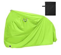 Verde Giallo Tinta Unita Copertura Della Bici Impermeabile Pura Pianura con Fori di Blocco Anti Polvere Pioggia Neve UV Storage Mountain Road Bike Elettrica Copertura Adatto per la maggior parte dei