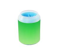 Verde Gradiente Arte Moderna Riutilizzabile Paw Cleaner Morbido Setole In Silicone Animali Animali Da Bagno Spazzola Pulisce Delicatamente Le Zampe Dopo Le Cam