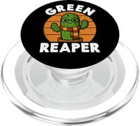 Verde Grim Reaper Abbraccio Worth Wizard Cactus Halloween Matching PopSockets PopGrip per MagSafe