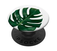 Verde Hawaii Monstera Foglia Botanica Isola Tropicale Art PopSockets PopGrip Adesivo