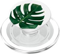 Verde Hawaii Monstera Foglia Botanica Isola Tropicale Art PopSockets PopGrip per MagSafe