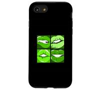 Verde Leggi Le Mie Labbra Grafica Verde Custodia per iPhone SE (2020) / 7/8
