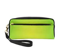 Verde lime, Borsa per il trucco Borsa per cosmetici Borsa da viaggio portatile da toilette Astuccio in pelle per donne e ragazze