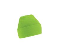 (Verde lime) Cappello invernale unisex originale Beechfield con risvolto, taglia unica Verde lime Taglia