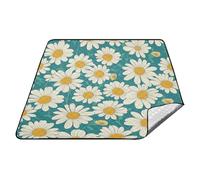 Verde Margherita Impermeabile Picnic Cestino Resistente all'acqua Picnic Coperte Grande per le Donne 30s Primavera Regali manta de picnic para playa