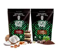 Verde Mate Caffè e Cioccolato Set 1kg (2x500g) | Caffè, Cioccolato, Cocco | Yerba Mate Brasiliana Tostada | Gusto Delicato