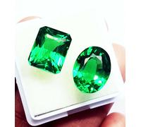 Verde Naturale Granato 8 A 10 KT Certificato Paio Loose Gemma Con Omaggio