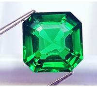 Verde Naturale Granato Ascher Forma 9 KT Certificato Loose Gemma PR202