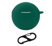 (Verde nerastro-verde scuro) Custodia in silicone antipolvere per auricolari wireless Honor Earbuds