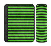 Verde Nero Striscia Moderna 2 Pack Cintura di Sicurezza Copre Spalline Più Comfort Guida per SUV funda para cinturón de carro