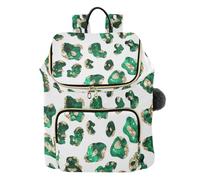 Verde Oro Cleetah Progettato Delle Donne Zaino Borsa Antifurto Moda Signore Satchel Borse per lo Shopping Sport Viaggi bolso de para mujer