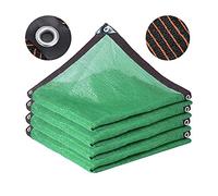 Verde Panno Ombreggiante Per Esterni,Rete Telo Ombra Rete Antistrappo Rotolo Telone Oscurante Antivento,Per Frutta Fiori Colture Serre Posto Auto Coperto Piscina (1mx2m/3.3ftx6.6ft)