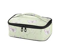 Verde Primavera Farfalla Piccole Borse Pranzo per Le Donne Piccola Borsa Tote Riutilizzabile Bambini Lunchbox Mini Cooler Pasto Termico Tote Portatile