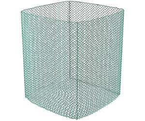 Verde Rete per fieno - 1,4 x 1,4 x 1,6 m - Maglie strette | Wiesenfield