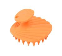 [Verde roccioso] Pettine in silicone per shampoo con massaggio del cuoio capelluto, sollievo dalla forfora con setole morbide, per una pulizia delicata (grigio/giallo/verde/bianco) (giallo, spazzola