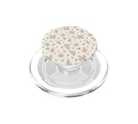 Verde Salvia Beige Verde Rosa Rose Floral Flowers Pattern PopSockets PopGrip per MagSafe